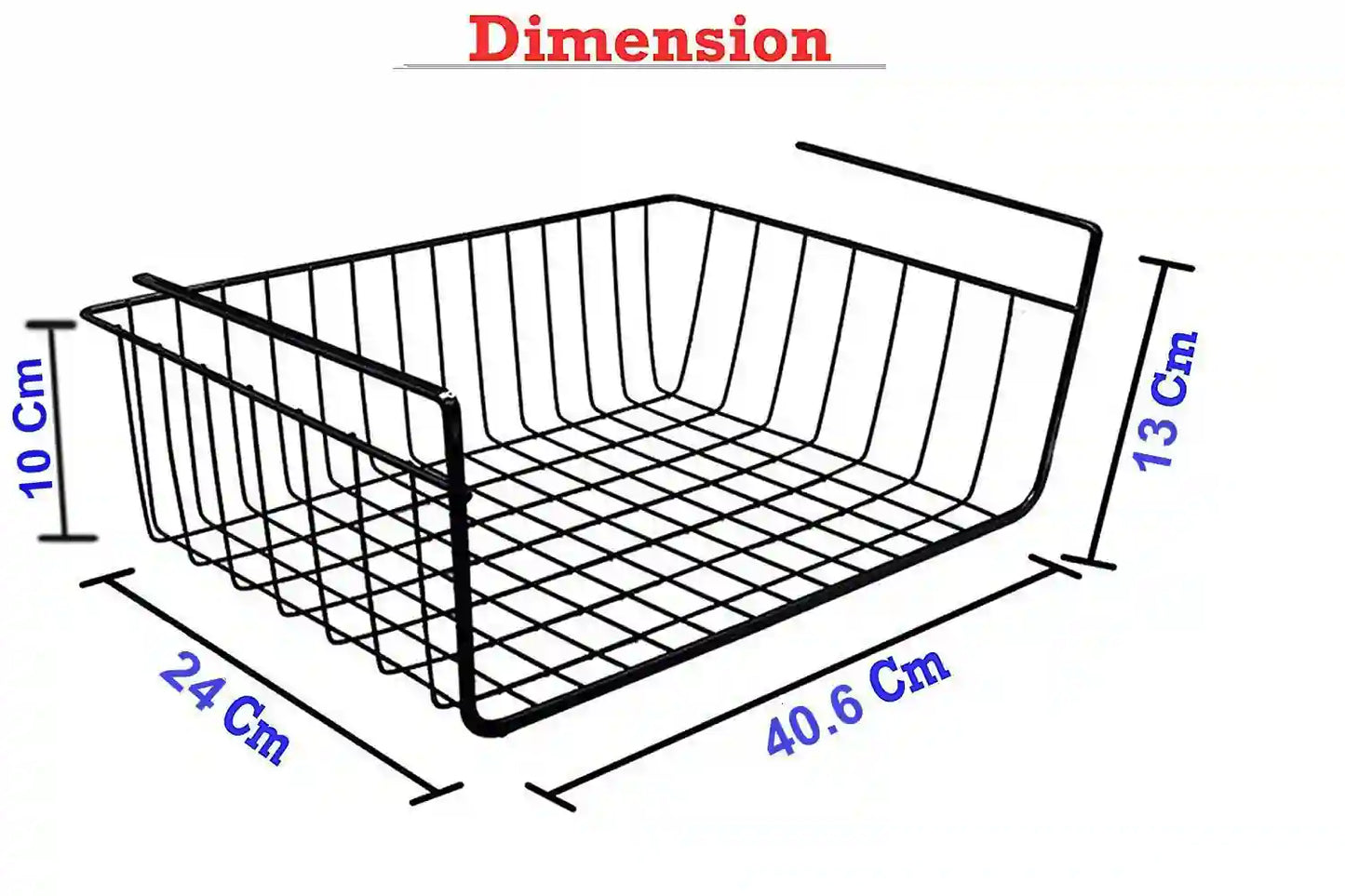 Black Wire Storage Basket