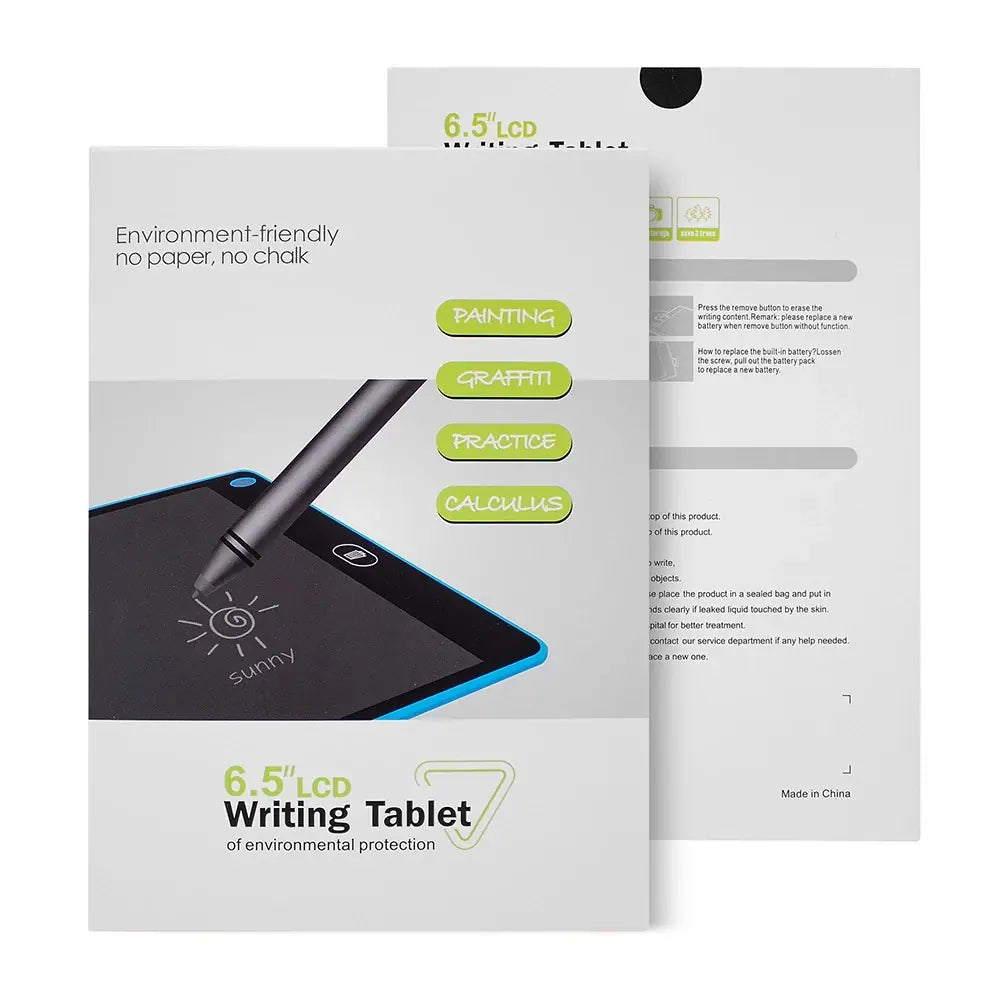 6.5" LCD Writing Tablet - Single Color with Stylus