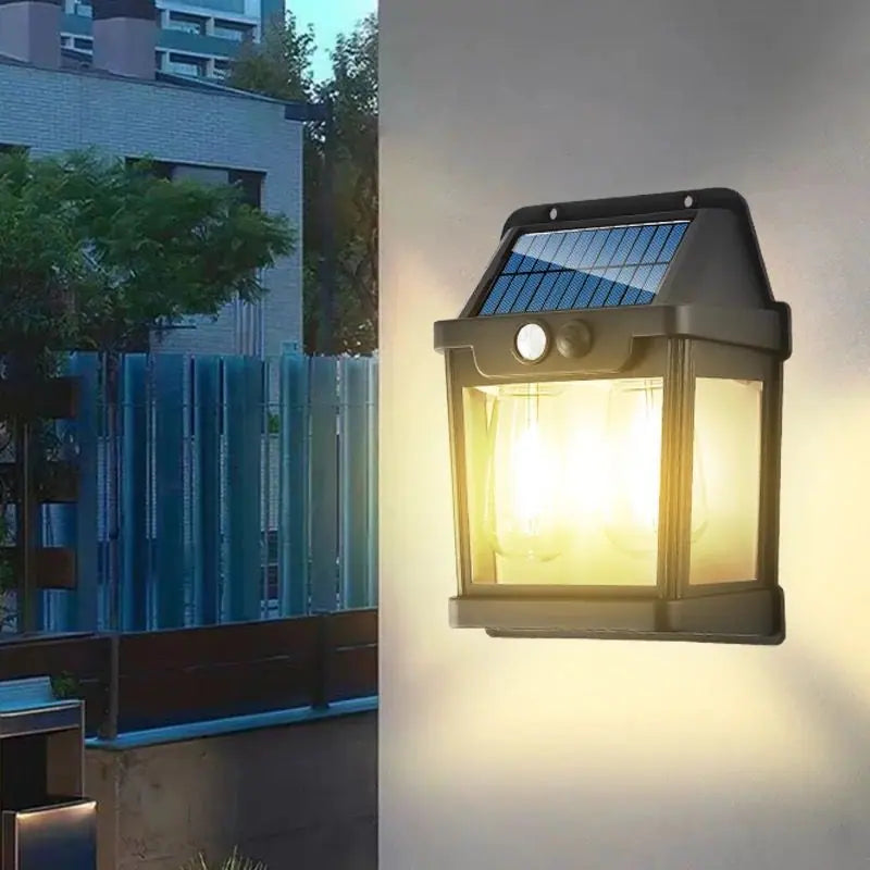 Solar Wall Light - Tungsten Wick Bulb