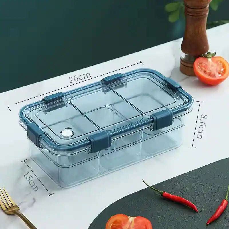 Airtight Food Container with 3 Inner Boxes