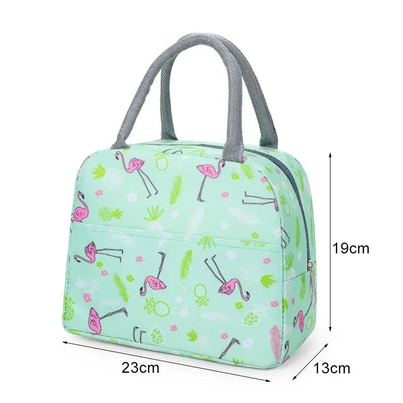 Insulated Lunch Box Bag - Unicorn Pattern