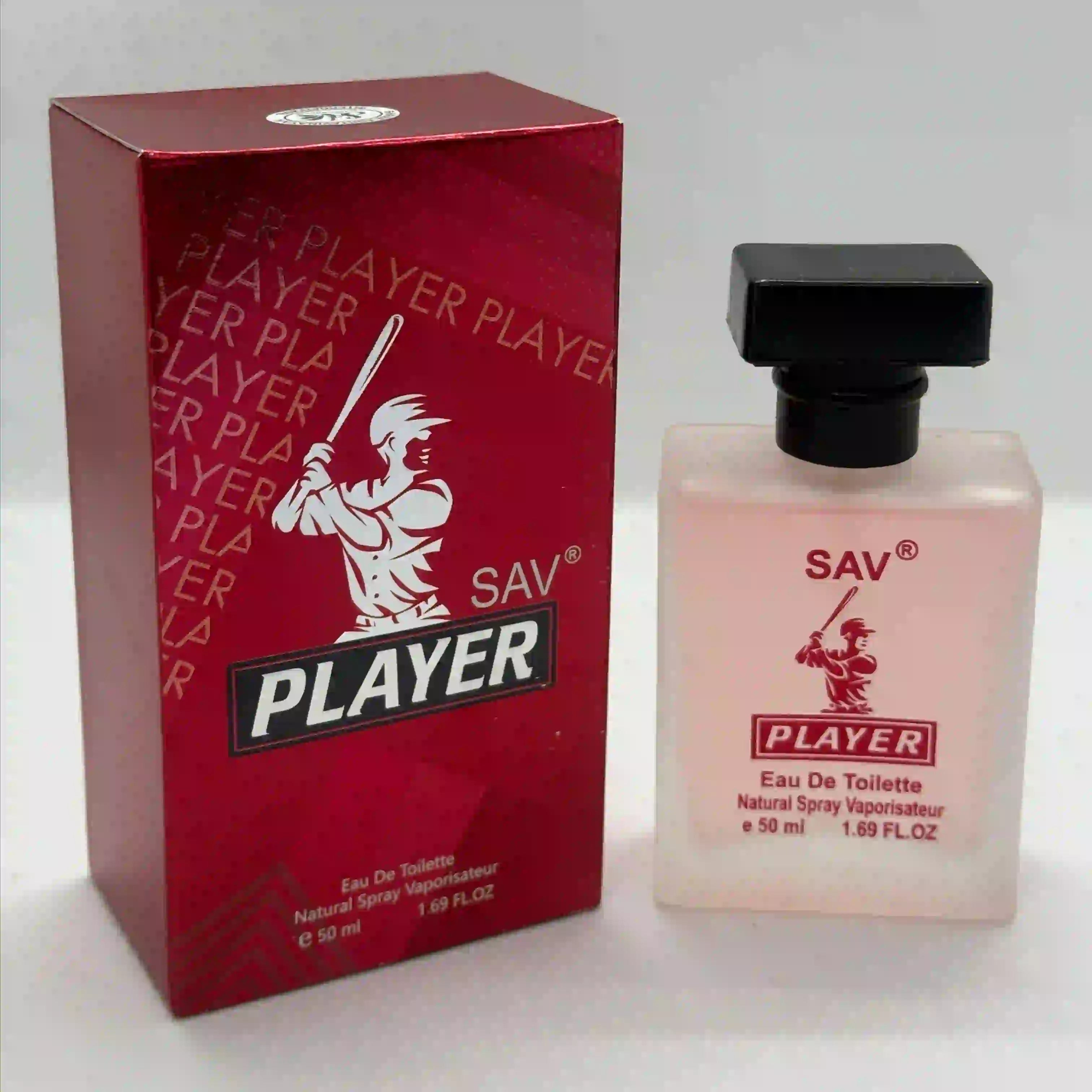 SAV PLAYER Eau De Toilette - 50ml, Red Packaging