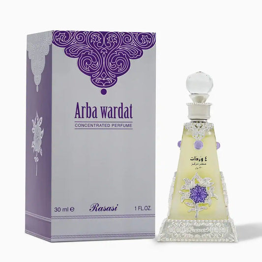 Rasasi Arba Wardat 30ml Attar Concentrated Perfume 