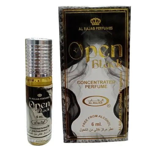 Al Rajab Perfumes Open Black 6ml Attar