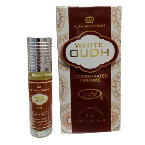 Al Rajab Perfumes White Oudh 6ml Attar – BIG PETTAH
