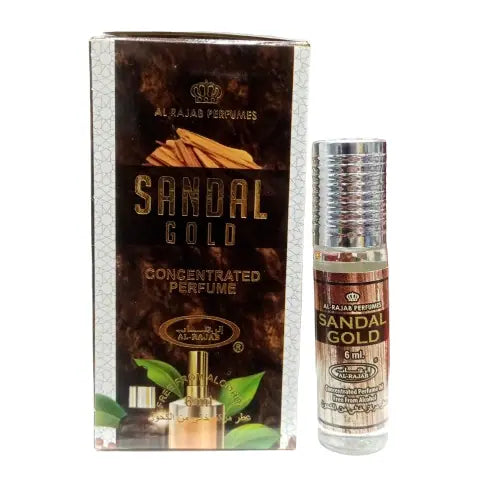 Al Rajab Perfumes Sandal Gold 6ml Attar 