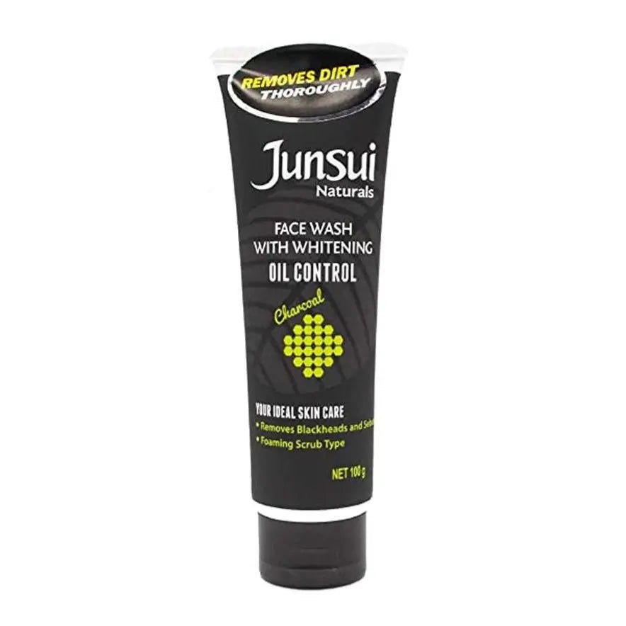 Junsui Naturals Charcoal Oil Control Face Wash – 100g
