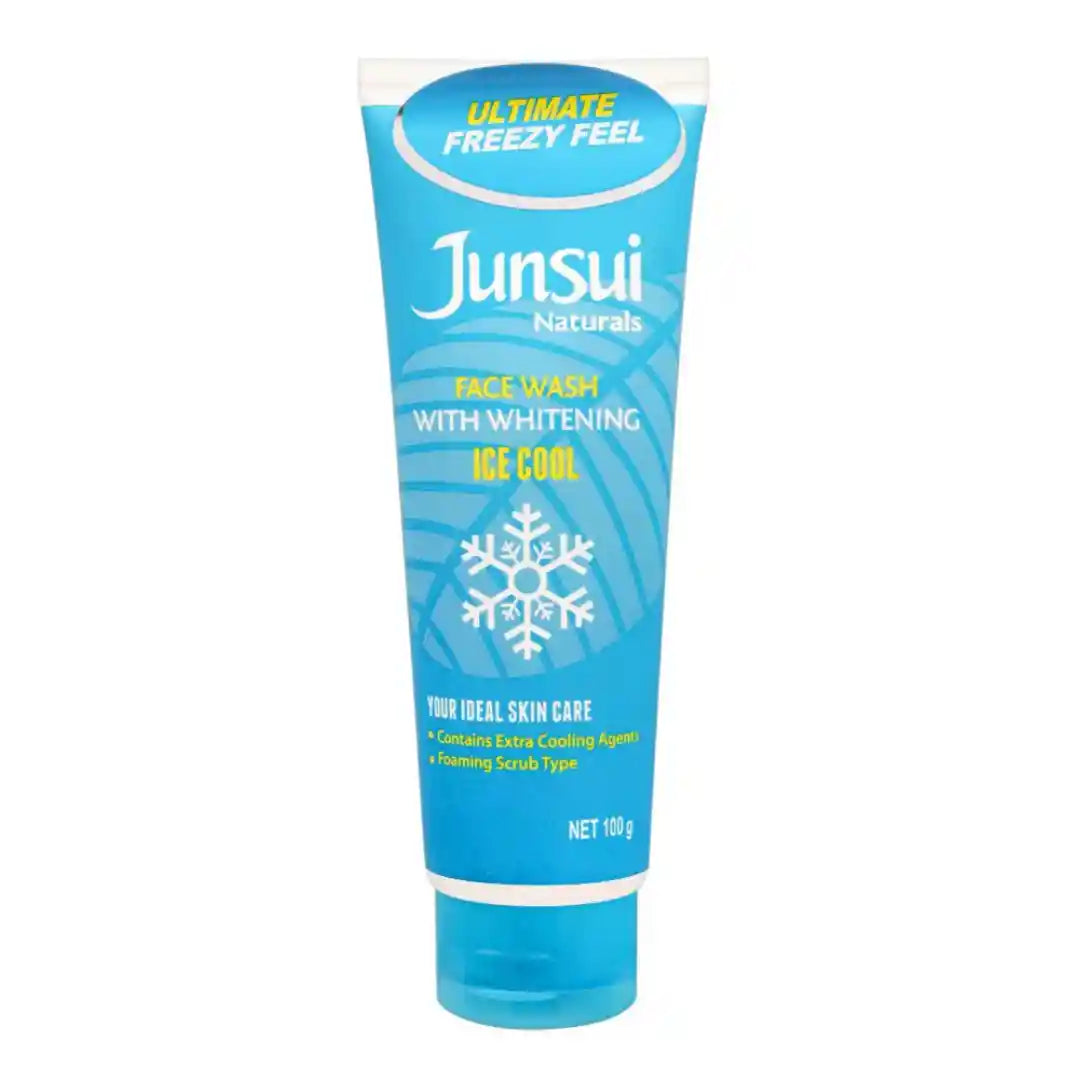 Junsui Ice Cool 100g Face WashJunsui Naturals Ice Cool Face Wash – 100g