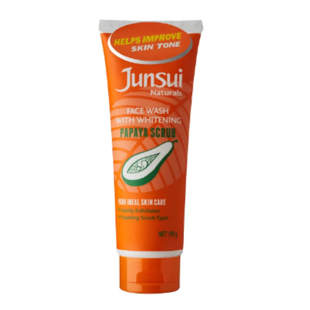 Junsui Naturals Papaya Scrub Face Wash – 100g
