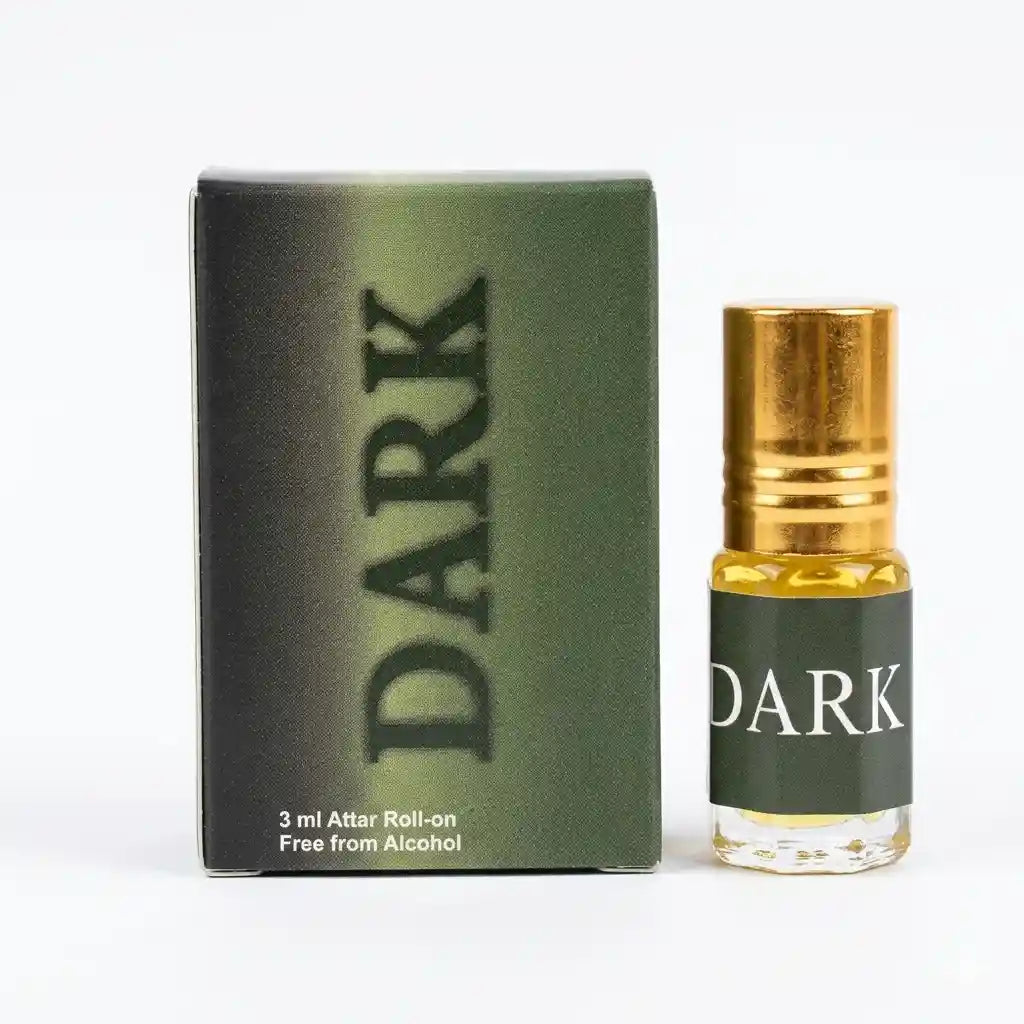 King Perfume Dark Roll-On Attar | 3ml Alcohol-Free Concentrated Perfume Oil | Unisex