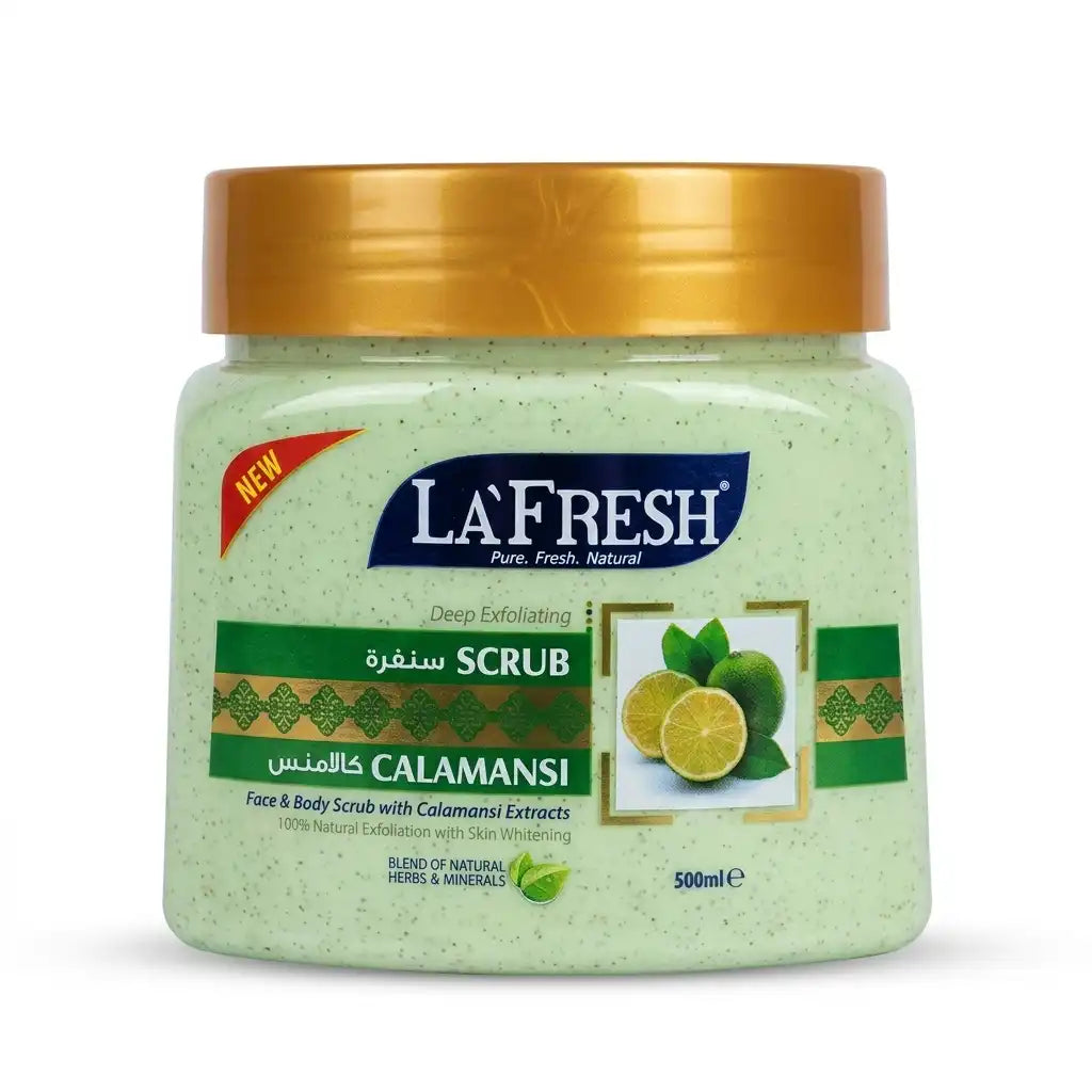 La'Fresh Calamansi Deep Exfoliating Face & Body Scrub – 500ml