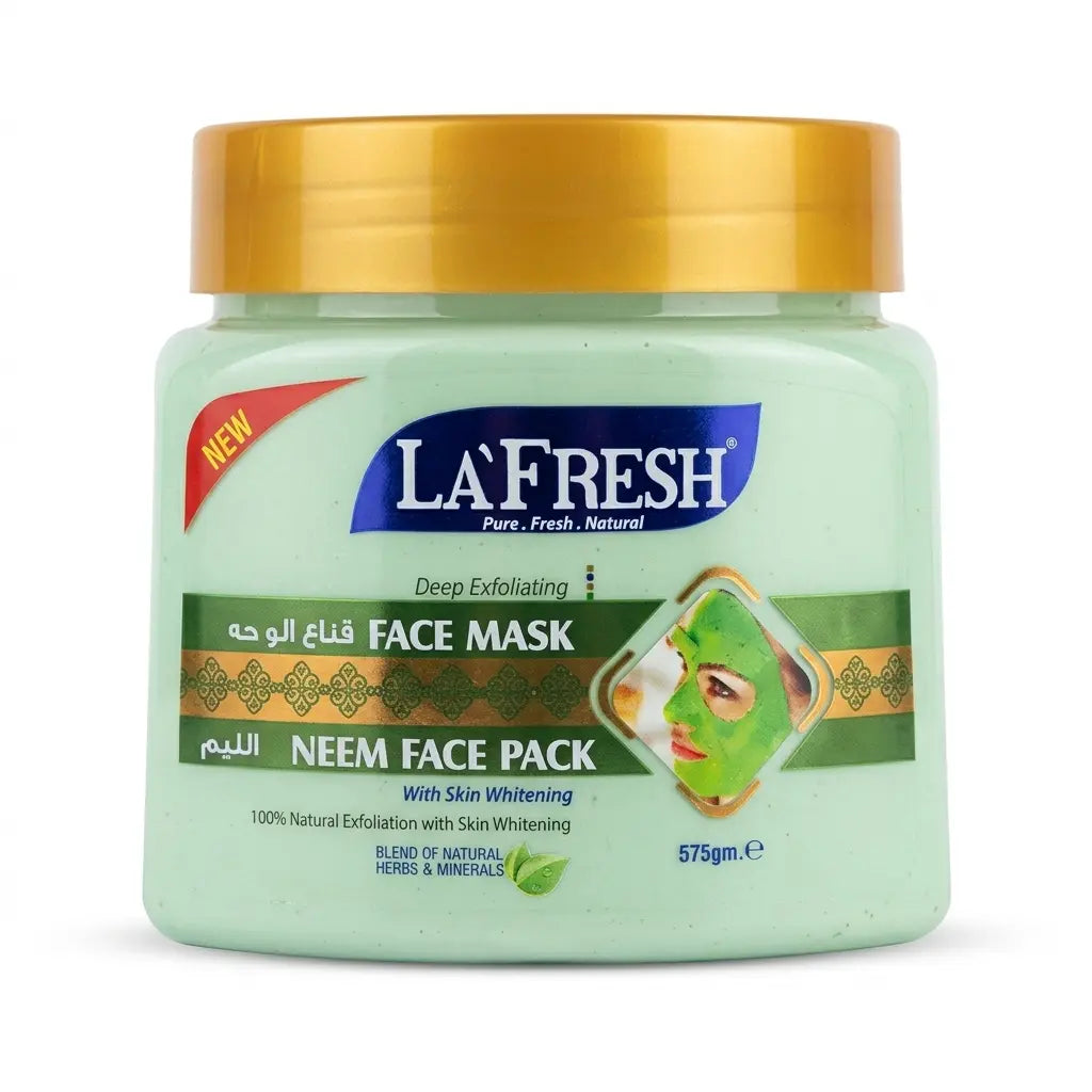 La'Fresh Neem Deep Exfoliating Face Mask & Pack with Skin Whitening – 575g