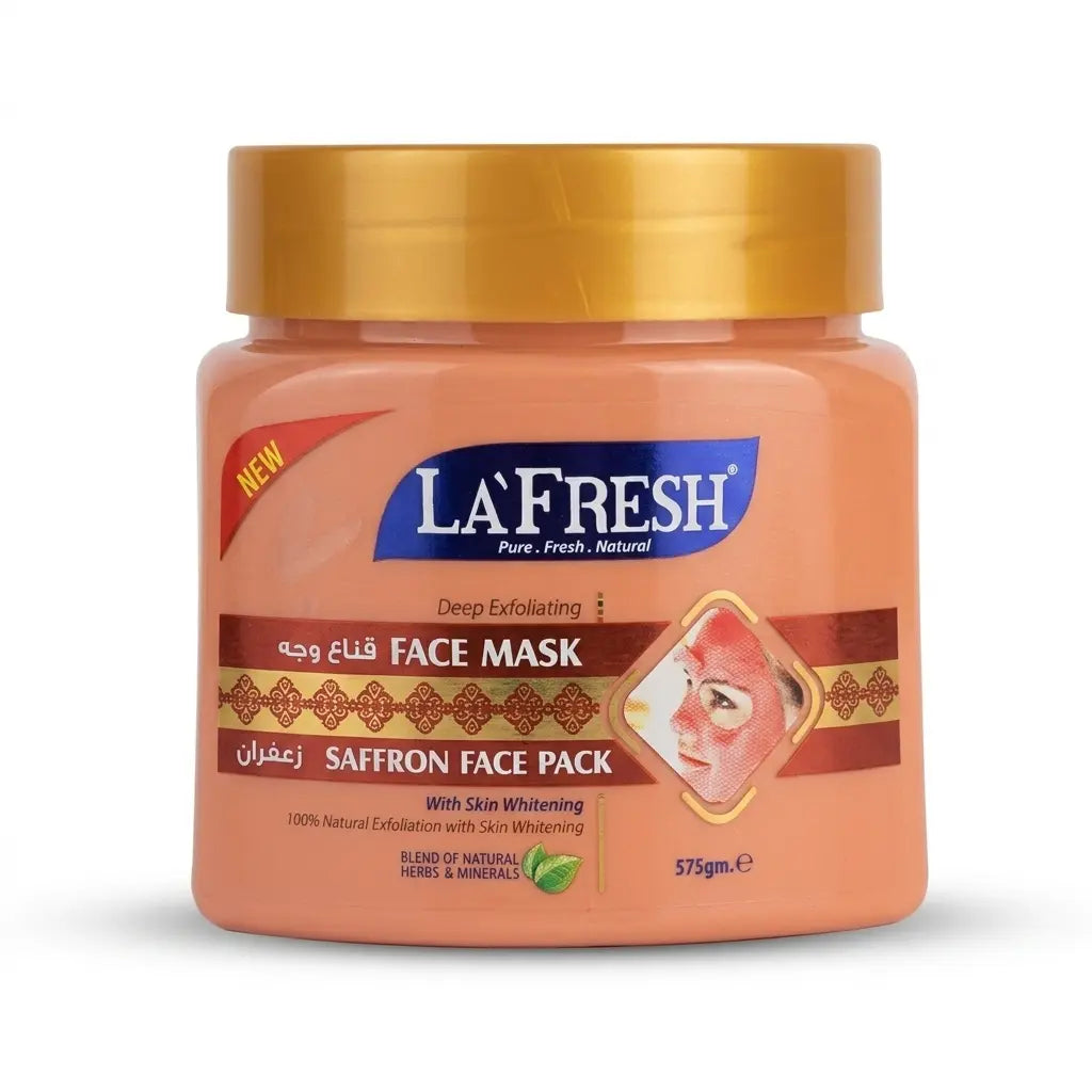 La'Fresh Saffron Deep Exfoliating Face Mask & Pack with Skin Whitening – 575gm