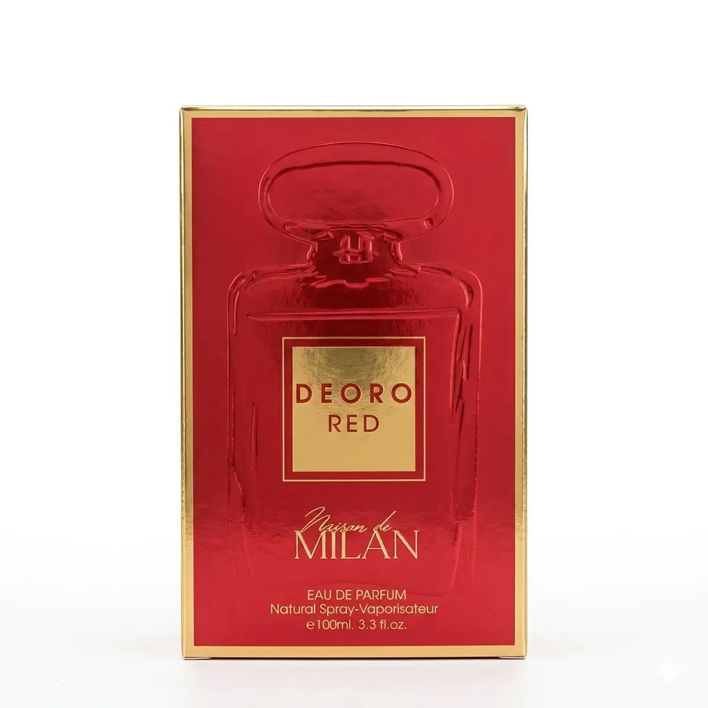 Maison de Milan Deoro Red Eau de Parfum | 100ml | Luxury EDP for Women