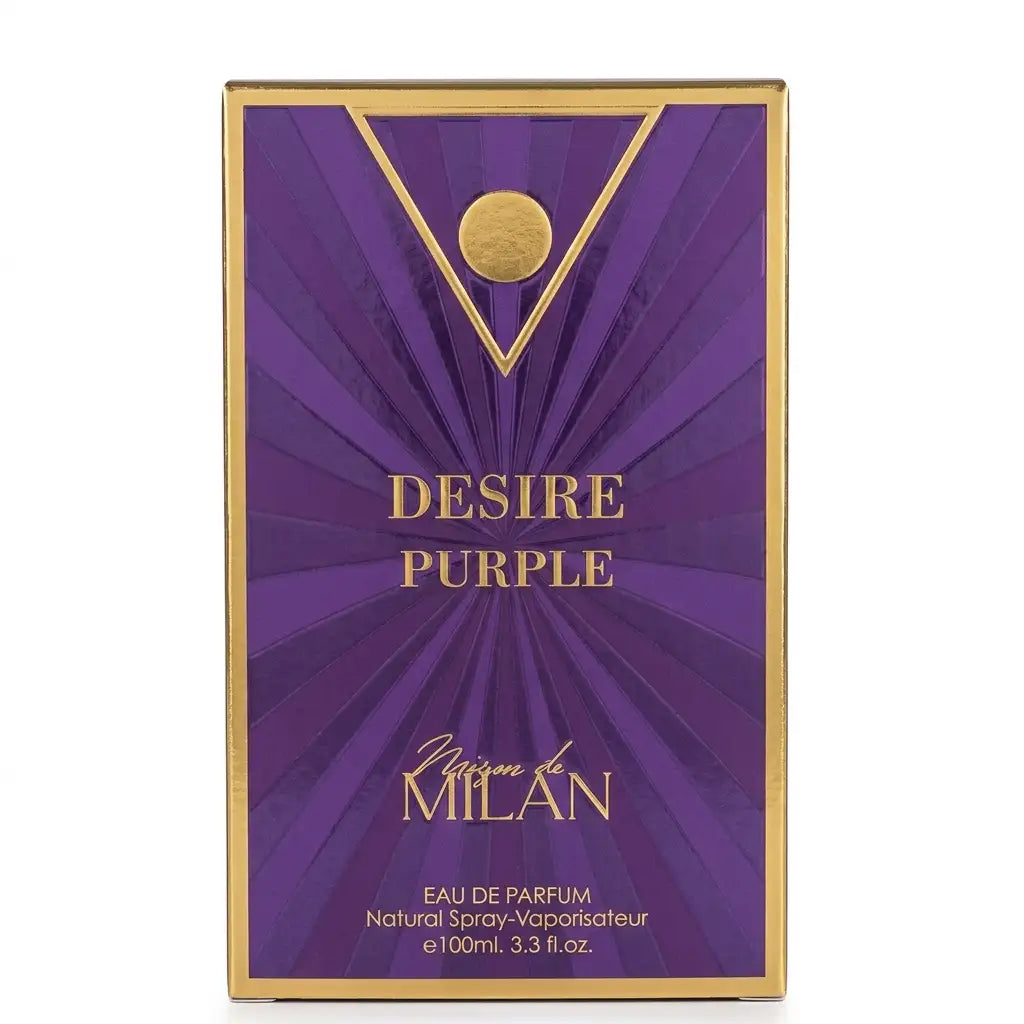 Maison de Milan Desire Purple Eau de Parfum | 100ml | Luxury EDP for Women