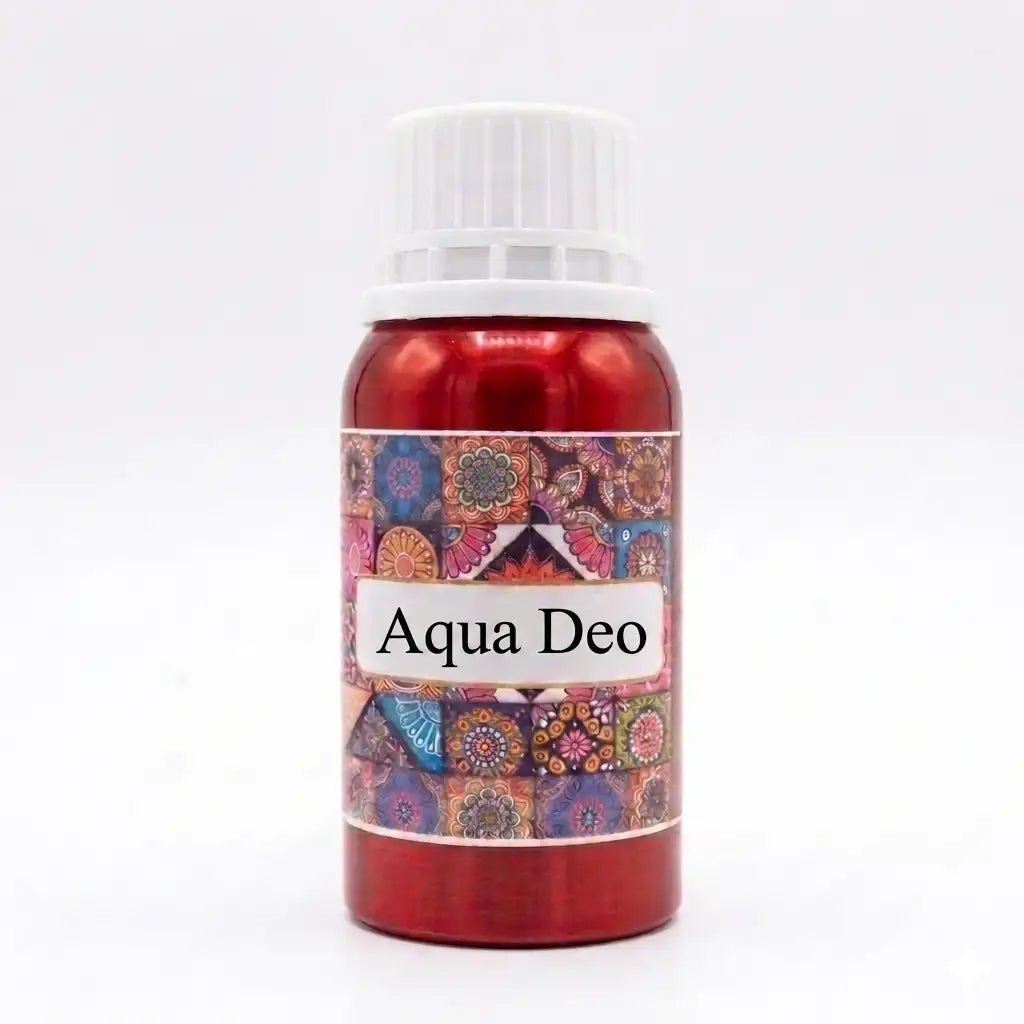 Mohson's Perfumery Aqua Deo Pure Attar | 100g Concentrated Fresh Aquatic Perfume Oil for Men & Women | Alcohol-Free Long-Lasting Fragrance
