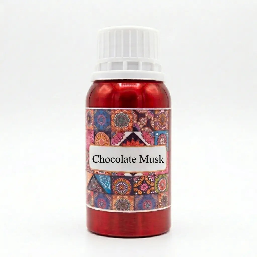 Mohson's Perfumery Chocolate Musk Attar Perfume Oil 100G – Long Lasting Alcohol Free Fragrance
