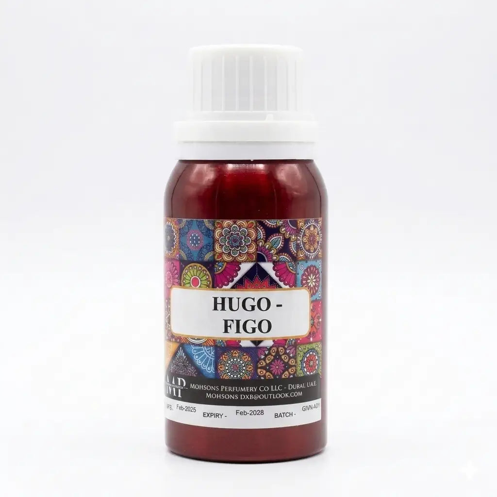 Mohson's Perfumery Hugo Figo 100g Attar | Hugo Boss Inspired Fresh Perfume Oil for Men | Alcohol-Free