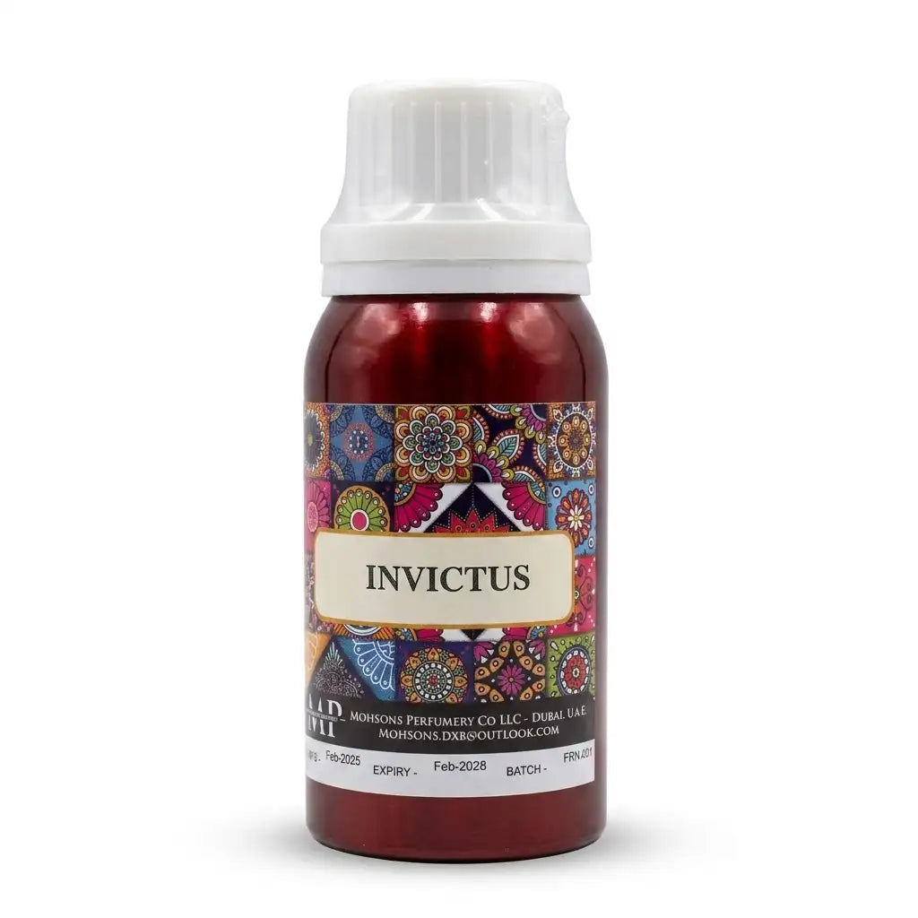 Mohson's Perfumery Invictus 100g Attar | Paco Rabanne Inspired Fresh Perfume Oil for Men | Alcohol-Free