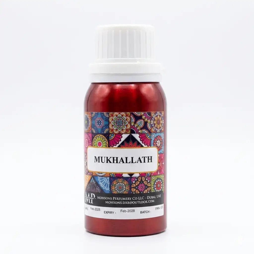 Mohson's Perfumery Mukhallath Attar Perfume Oil 100G – Alcohol-Free Long Lasting Fragrance