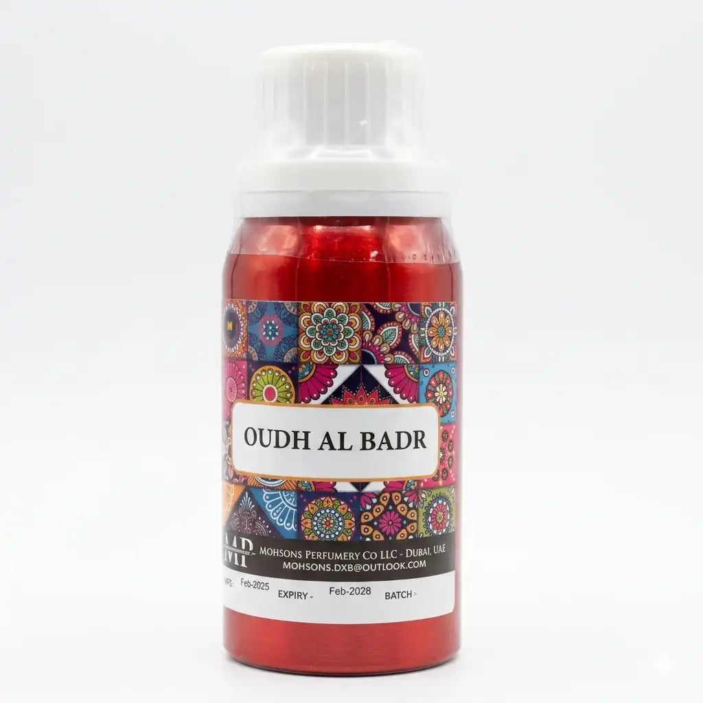 Mohson's Perfumery Oudh Al Badr Attar Perfume Oil 100G – Alcohol-Free Long Lasting Fragrance