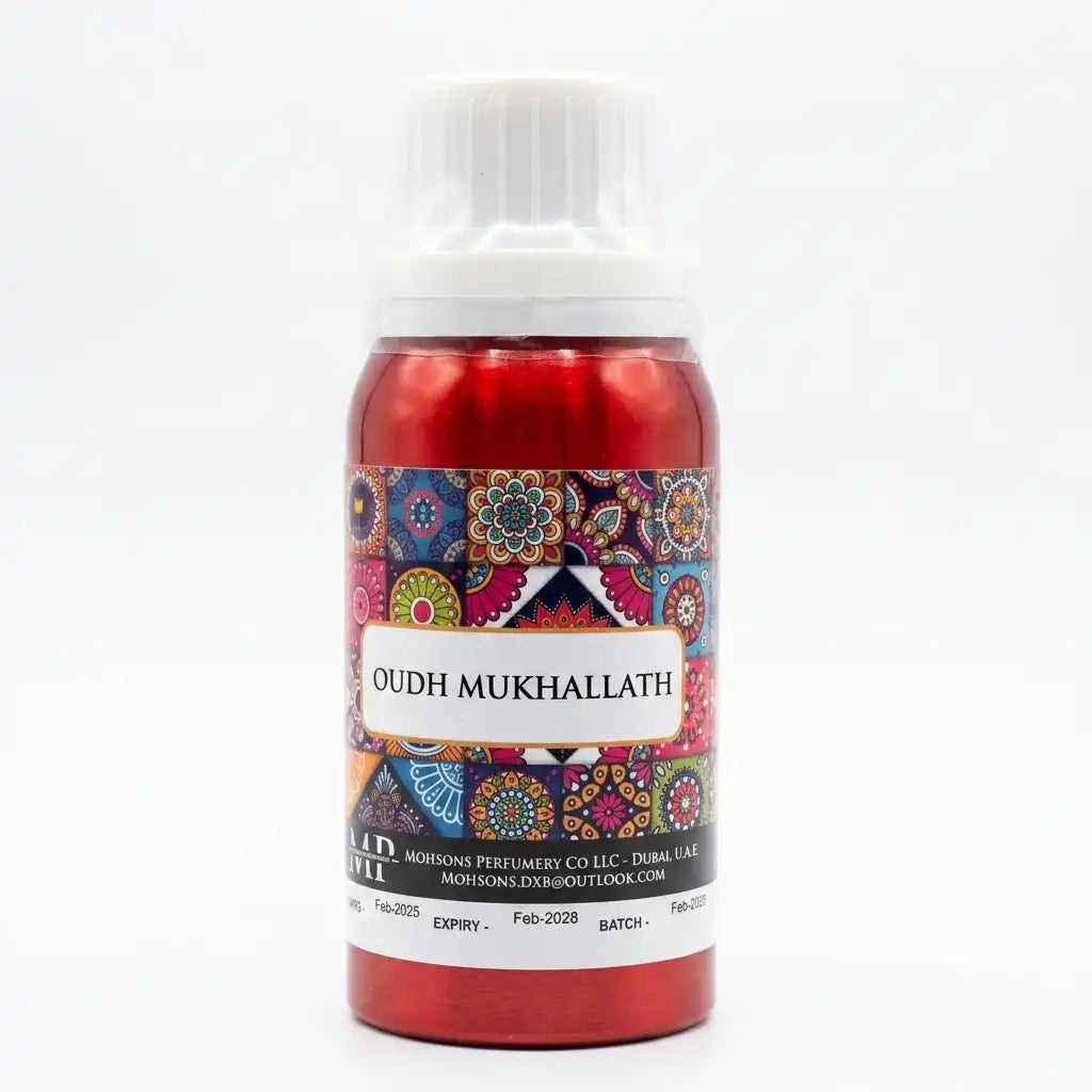 Mohson's Perfumery Oudh Mukhallath Attar Perfume Oil 100G – Alcohol-Free Long Lasting Fragrance