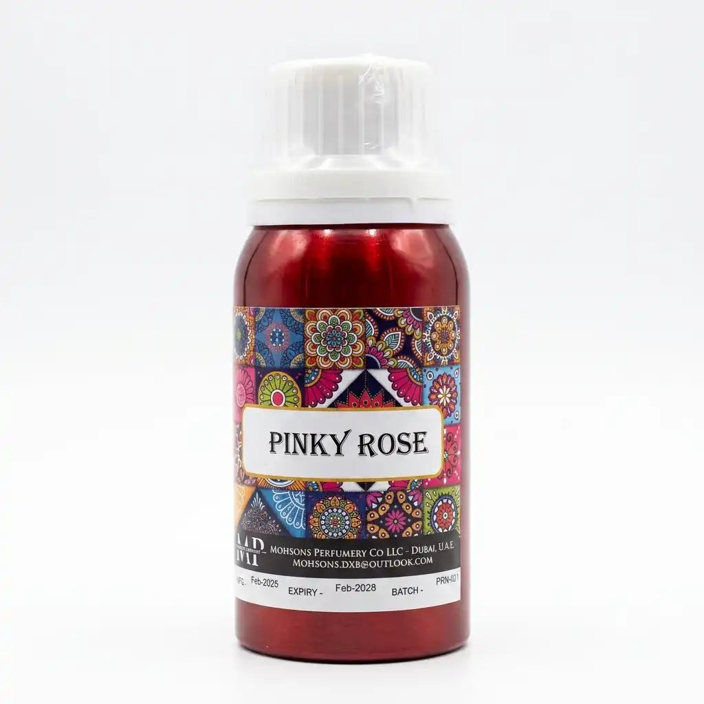 Mohson's Perfumery Pinky Rose Attar Perfume Oil 100G – Alcohol-Free Long Lasting Fragrance