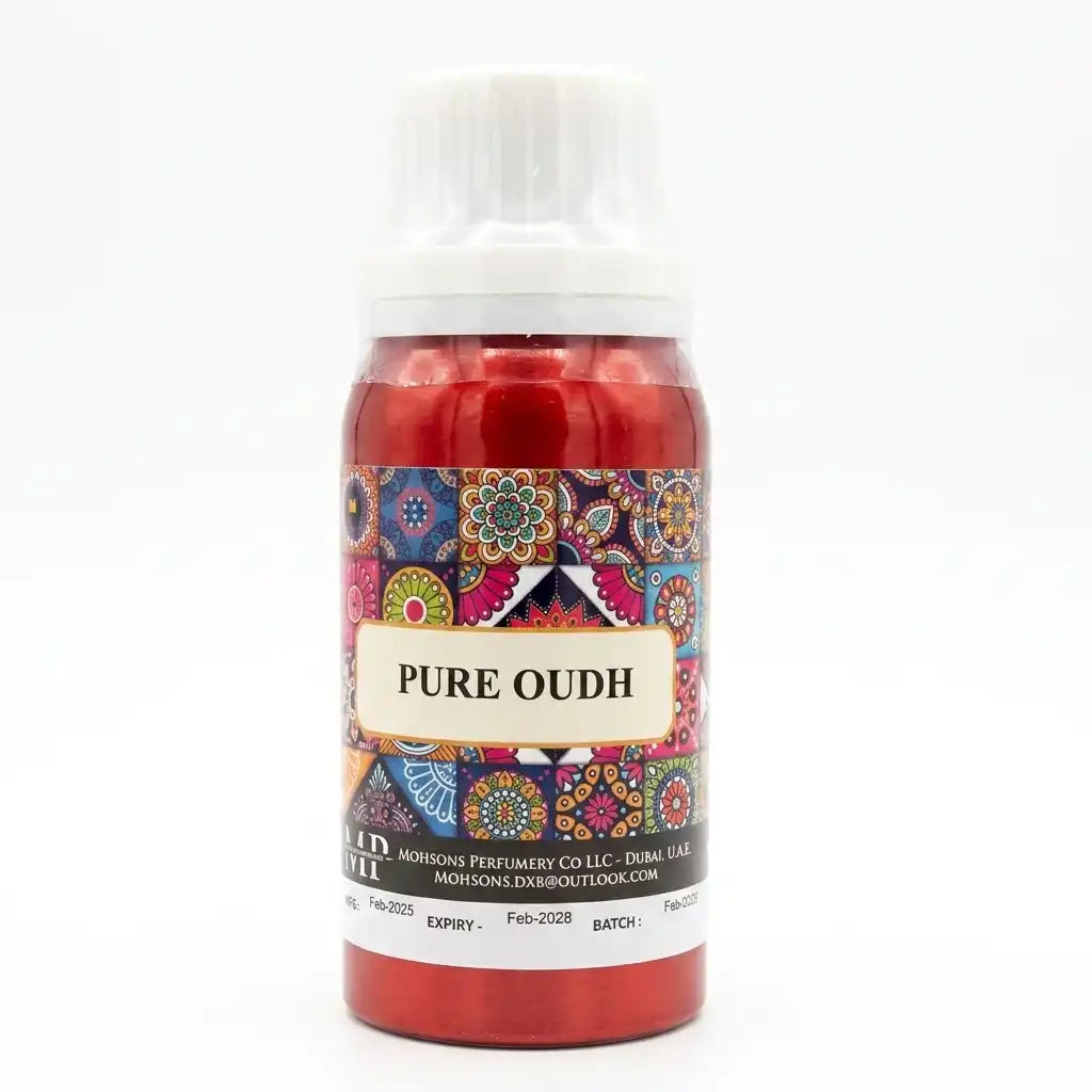 Mohson's Perfumery Pure Oudh Attar Perfume Oil 100G – Alcohol-Free Long Lasting Fragrance