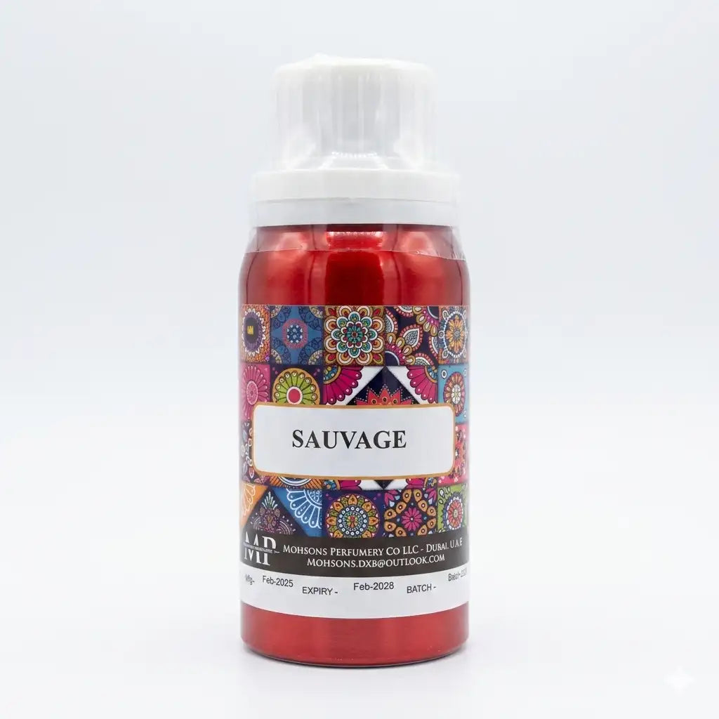 Mohson's Perfumery Sauvage Attar Perfume Oil 100G – Alcohol-Free Long Lasting Fragrance