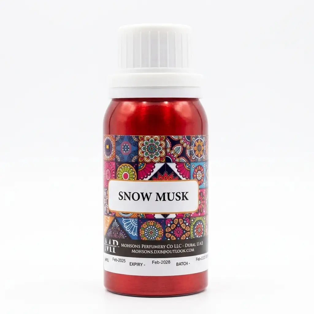 Mohson's Perfumery Snow Musk Attar Perfume Oil 100G – Alcohol-Free Long Lasting Fragrance
