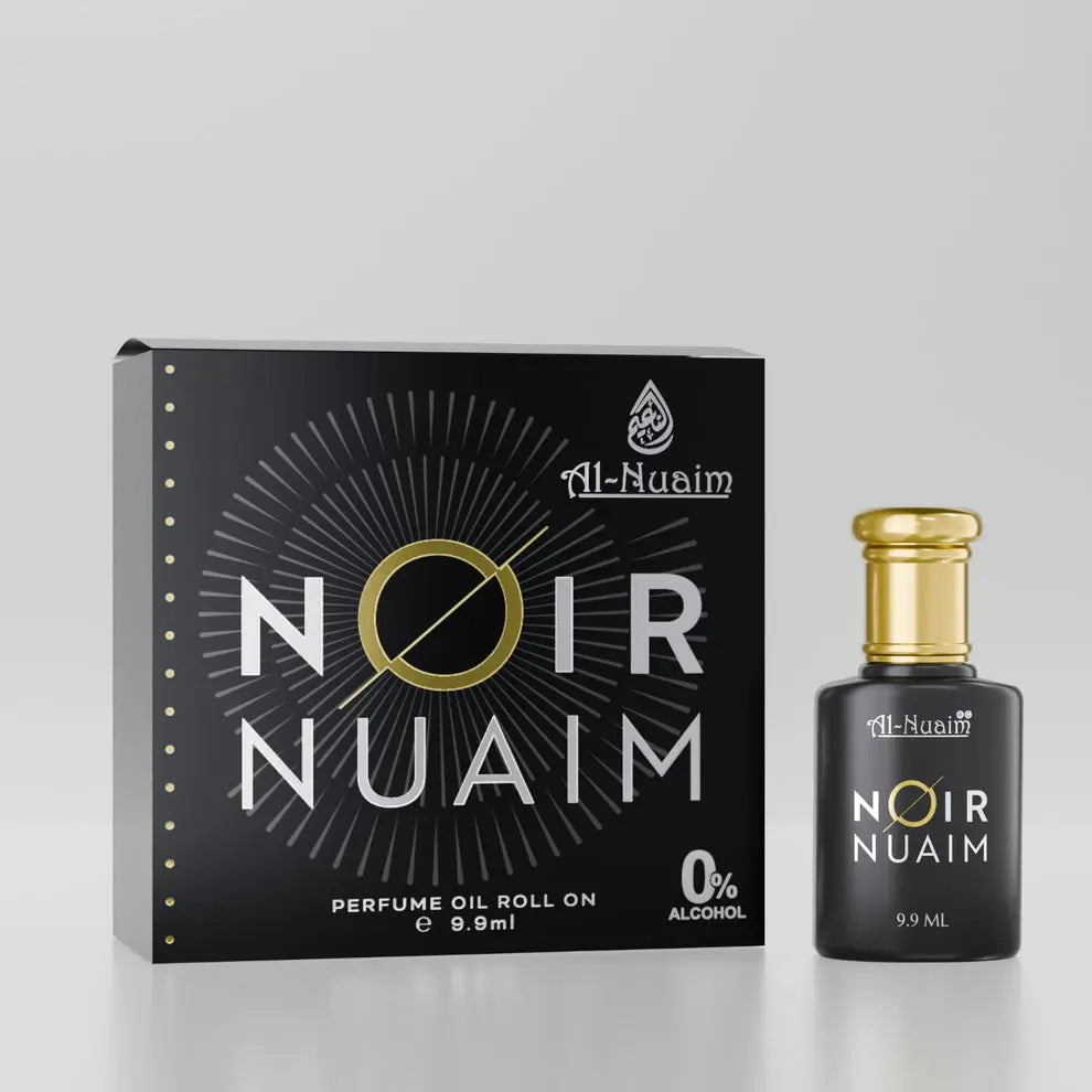 Noir Nuaim Perfume Oil Roll-On – Dark Woody Oriental Scent (9.9ml | Al-Nuaim)