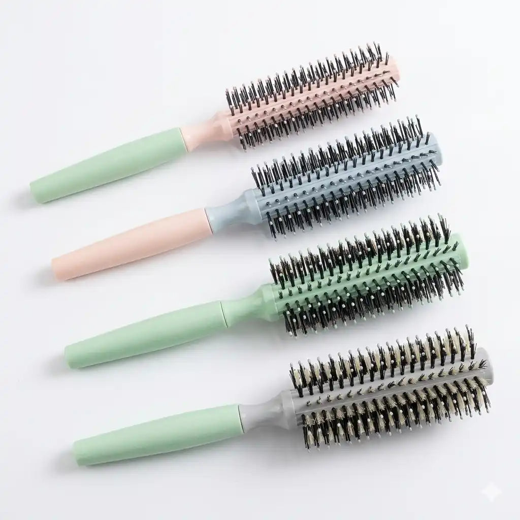 Pastel Round Volumizing Hair Brush | Bristle Roller Brush