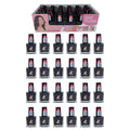 Pure Black Nail Polish Set – 24 Bottles Classic Jet Black Collection – 10ml Each