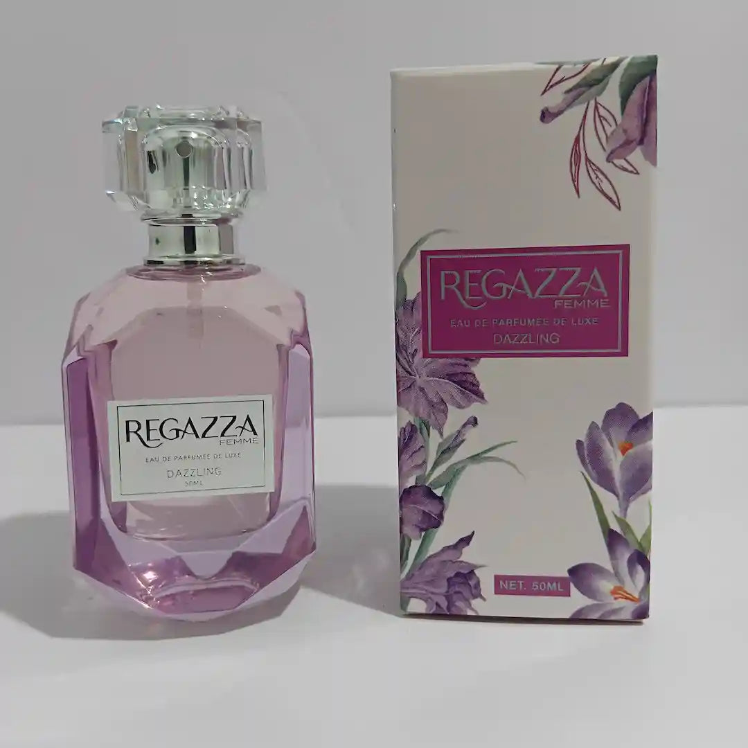 Regazza Femme Dazzling 50ml Eau De Parfum De Luxe – Sparkling Floral Fruity Perfume for Women