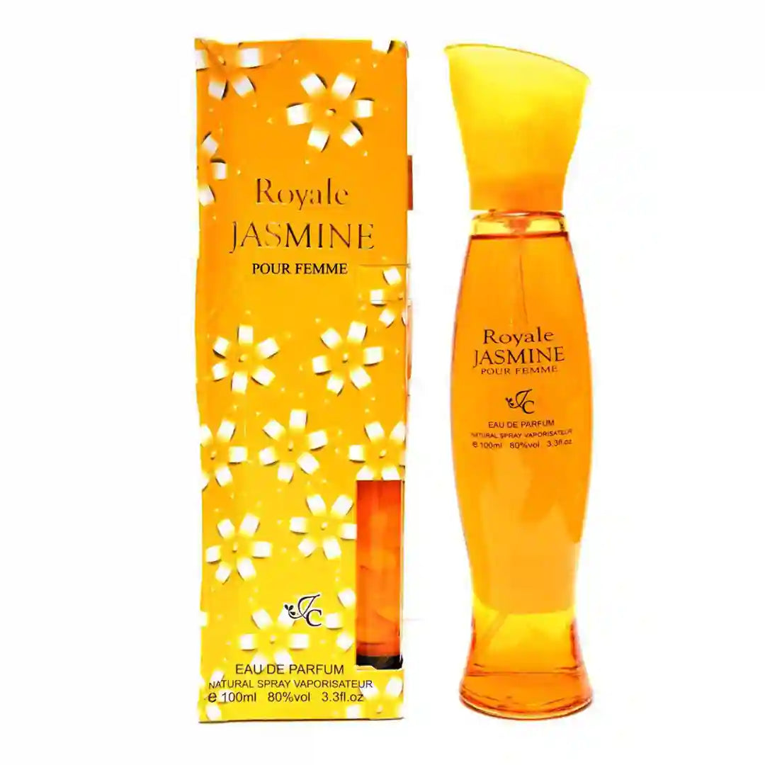 Royale Jasmine Pour Femme Eau De Parfum – 100ml Floral Spray with Bonus Pocket Spray