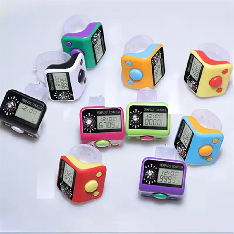 Compass Digital Finger Counter - Random Color