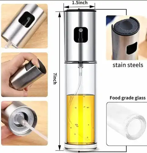 Olive Oil Sprayer Bottle 100ml Capacity BBQ