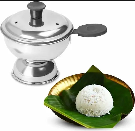 Stainless Steel Charata Pittu Maker – Traditional Sri Lankan Puttu/ Pittu Steamer