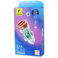 Skydolphin SZ24 Transparent Dual USB Car Charger – 3.1A Fast Charge