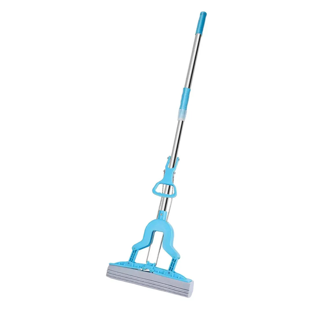 Squeeze Sponge Mop with Extendable Rod | Easy Pull & Lift Wringing