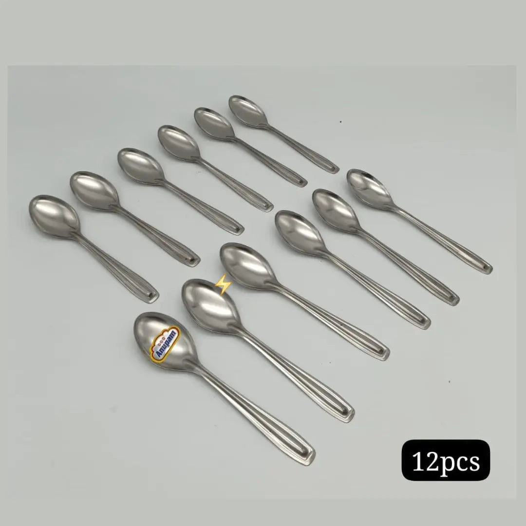 Stainless Steel Baby Spoon Set – 12pcs