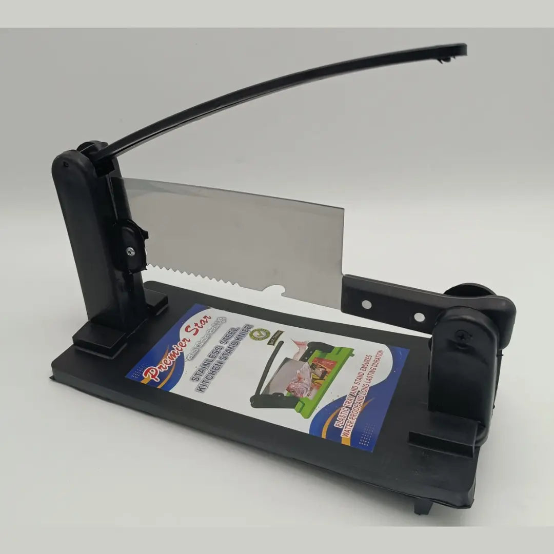 Stainless Steel Kitchen Cutter – Heavy-Duty Meat & Vegetable Slicer | Manual Chopping Tool