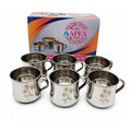 Stainless Steel Tea & Coffee Cups – 160ml (6 Pcs Set)