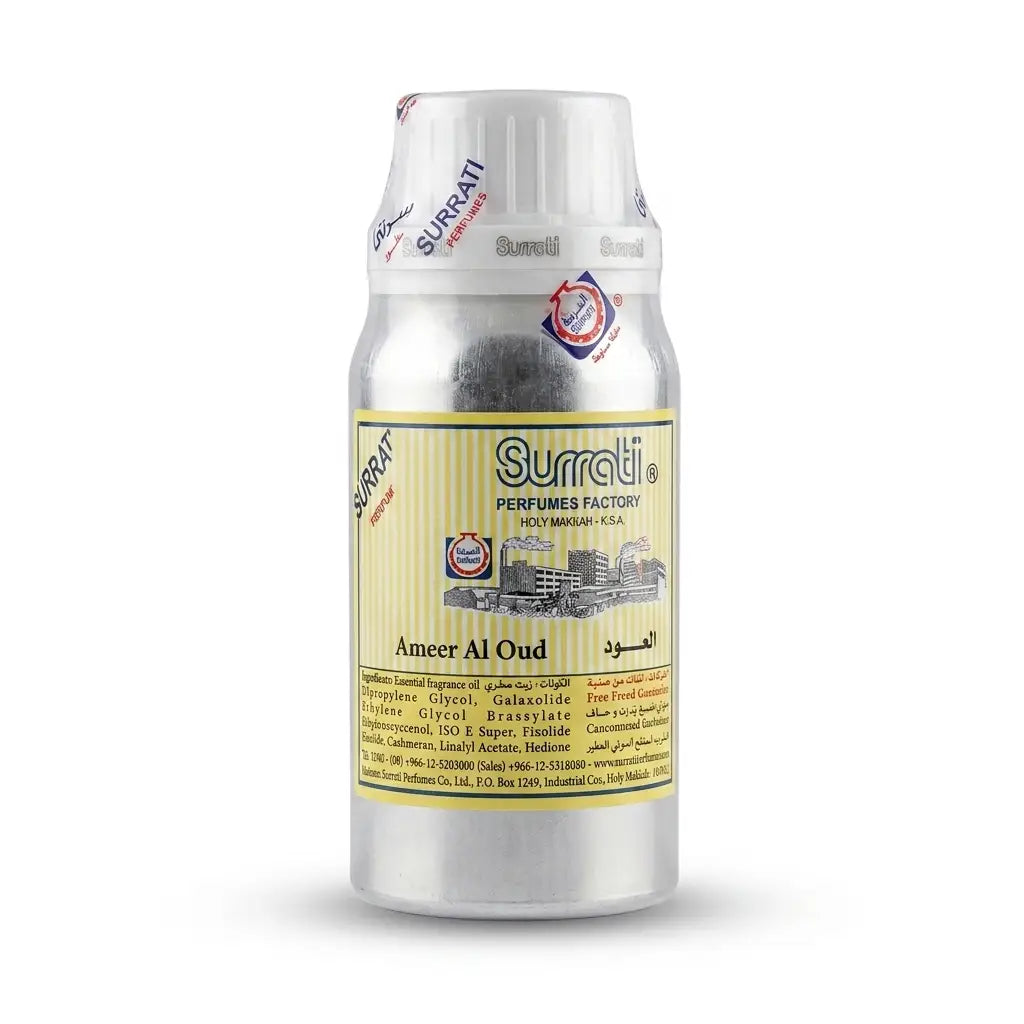 Surrati Ameer Al Oud Attar Perfume Oil 100G – Alcohol-Free Long Lasting Fragrance