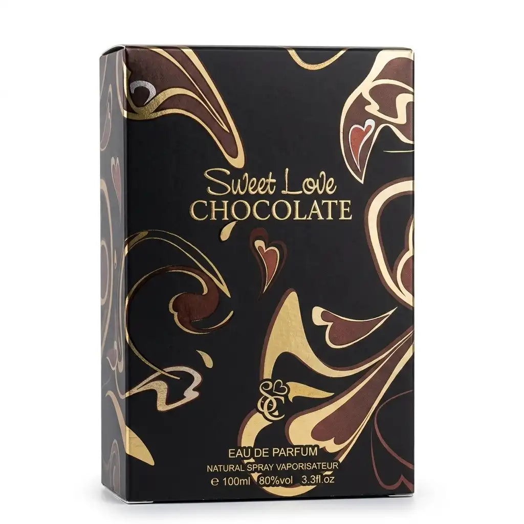Sweet Love Chocolate EDP 100ml | Gourmand Floral Eau de Parfum for Women | Long-Lasting Natural Spray