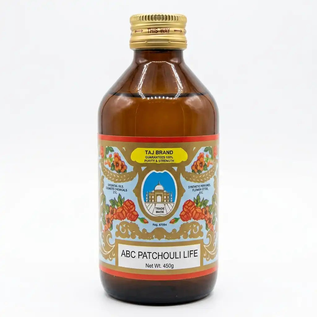 Taj Brand ABC Patchouli Life Attar Perfume Oil 450G – Premium Fragrance Oil