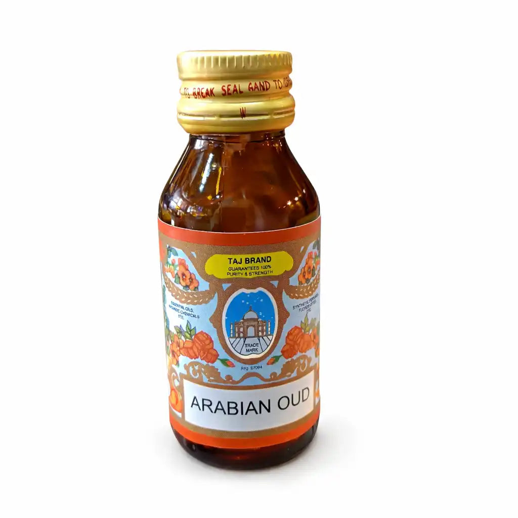 Taj Brand Arabian Oud Attar Perfume Oil – Deep Woody Oriental Fragrance (25ml)