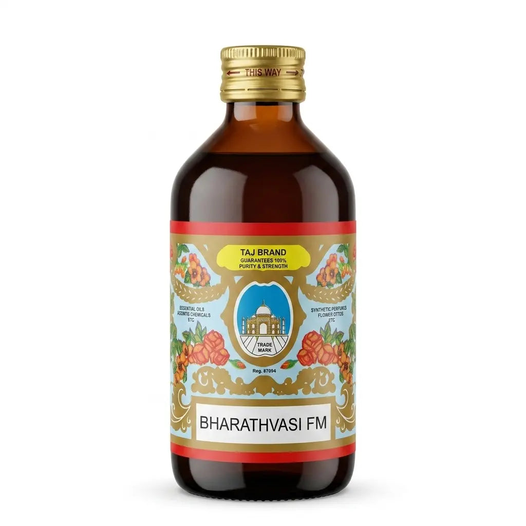 Taj Brand Bharathvasi FM Attar Perfume Oil 450G – Premium Fragrance Oil