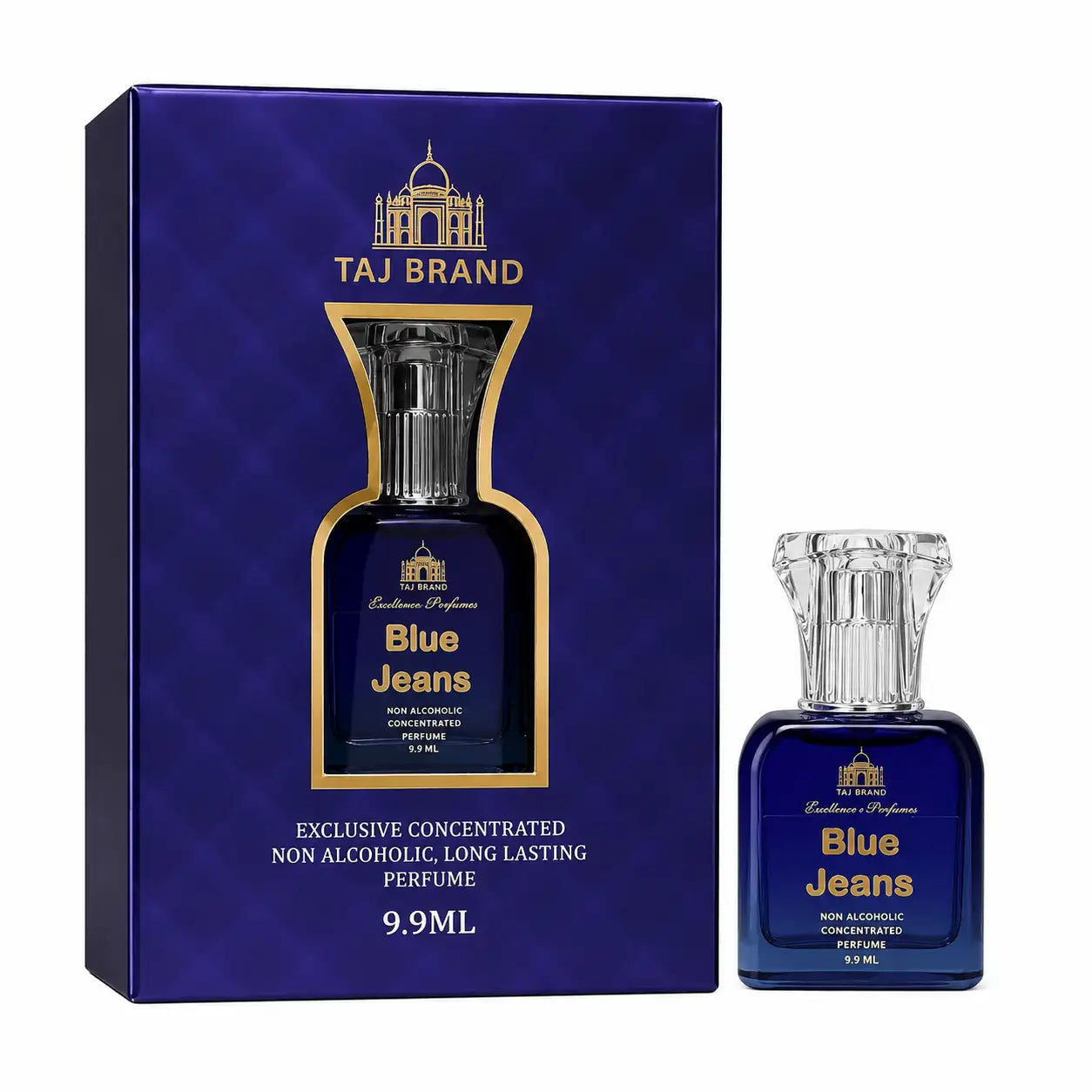 Taj Brand Blue Jeans Attar Perfume Oil 9.9ML – Long Lasting Non Alcoholic Fragrance