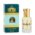 Taj Brand Costa White Roll-On Attar | Fresh Aquatic Perfume Oil for Men & Women | 12ml Alcohol-Free Long-Lasting Arabic Fragrance